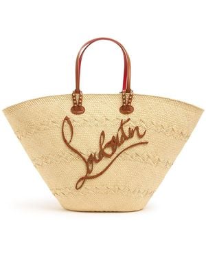 Christian Louboutin Large Cabata Raffia Beach Bag - Natural