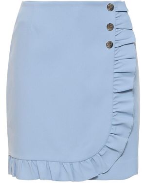 Tory Sport Technotwill-skort Mit Rüschen - Blau
