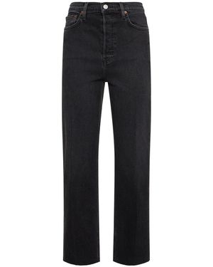 RE/DONE Jeans "70s" - Schwarz