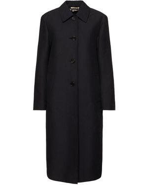 Marni Cotton Cady Duster Coat - Black