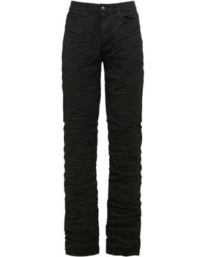Jaded London Coated Stacked Straight Leg Jeans - Black