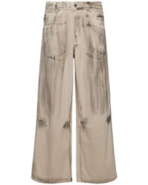 Jaded London Colossus Dirty Wash ローライズジーンズ - ナチュラル