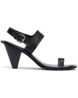 A.Emery 85Mm Leland Leather Sandals - Black