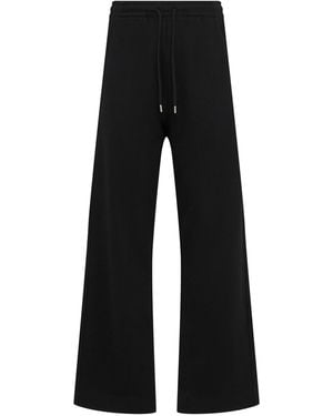 Dries Van Noten Hamer Cotton Jersey Trousers - Black