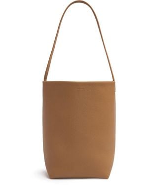 The Row Medium N/s Park Tote グレインレザーバッグ - ナチュラル