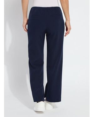 Lyssé Genevieve Drawstring Trouser (28" Inseam) - Blue