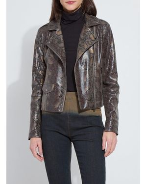 Lyssé Amelia Moto Jacket - Gray
