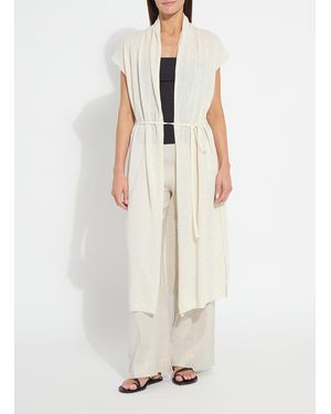 Lyssé Beatriz Summer Linen Duster - White