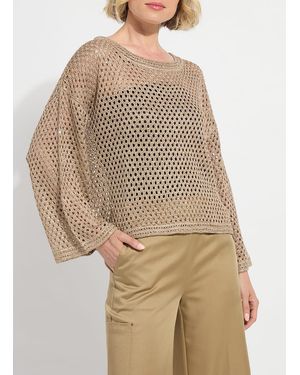 Lyssé Bailey Slouchy Net Mesh Knit - Natural