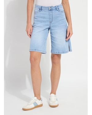 Lyssé Lennon Everyday Bermuda Short Denim (11" Inseam) - Blue