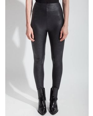 Lyssé Matilda Foil Legging (28" Inseam) - Brown