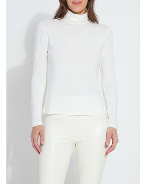 Lyssé Essential Long Sleeve Turtleneck - White