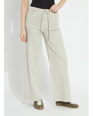 Lyssé Nellie Drawstring Wide Leg Denim - Multicolor