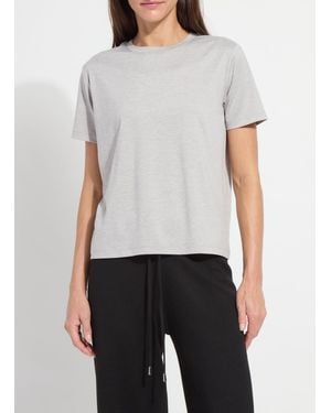 Lyssé Perfect Box-Cut Tee - White