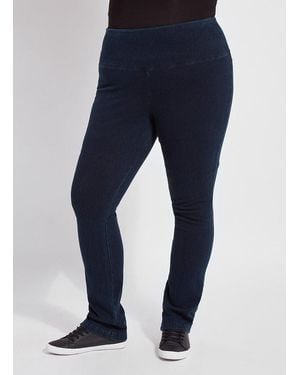 Lyssé Denim Straight Leg Curvy (30" Inseam) - Blue