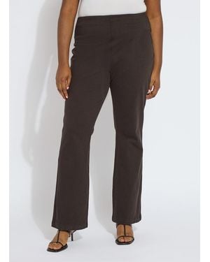 Lyssé Baby Bootcut Denim Curvy (32" Inseam) - Black