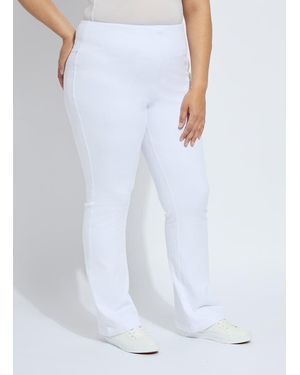Lyssé Baby Bootcut Denim Curvy (32" Inseam) - White