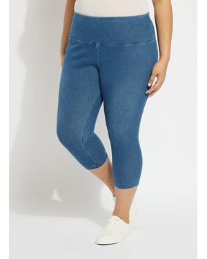 Lyssé Denim Capri Curvy - Blue