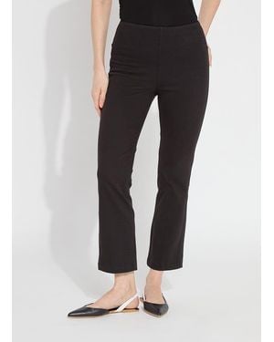 Lyssé Ankle Denim Baby Bootcut (27" Inseam) - Black