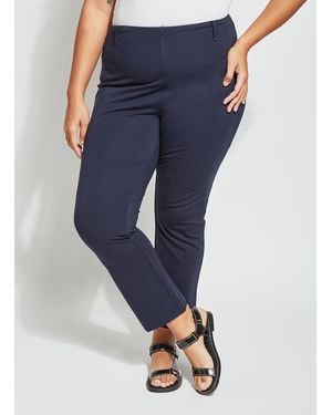 Lyssé Baby Boot Ankle Pant Curvy (27" Inseam) - Blue