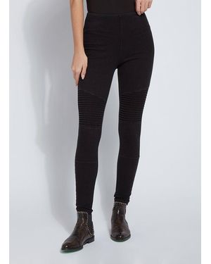 Lyssé Moto Toothpick Legging (28.5" Inseam) - Black