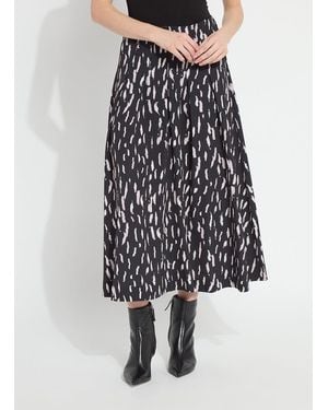 Lyssé Hollis Pleated Midi Skirt - Multicolor