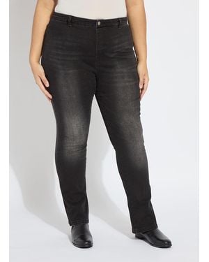 Lyssé Estelle Everyday Flare Denim Curvy (32" Inseam) - Blue