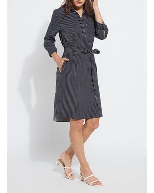 Lyssé Enora Popover Shirt Dress - Blue