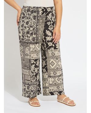 Lyssé Genesis Stretch Woven Pant Curvy (28" Inseam) - Multicolor