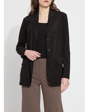 Lyssé Aubrey Suede Blazer - Black