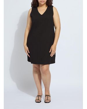 Lyssé The Perfect A-Line Ponte Dress Curvy - Black