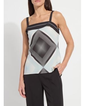Lyssé Ananda Printed Tank Top - Gray