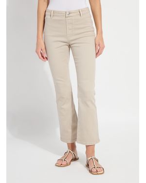Lyssé Ankle Estelle Everyday Flare Denim (27" Inseam) - Natural