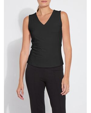 Lyssé Essential V-Neck Shell - Black