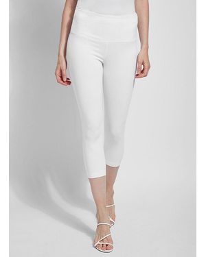 Lyssé Denim Capri (21" Inseam) - White