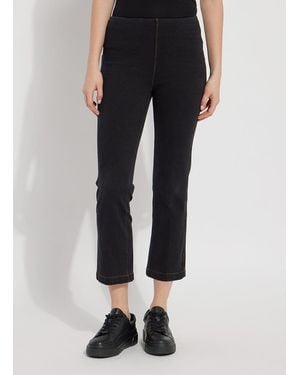 Lyssé Baby Bootcut Denim (27" Inseam) - Black