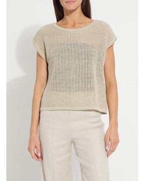 Lyssé Benedita Convertible Linen Sweater Cardigan - Natural