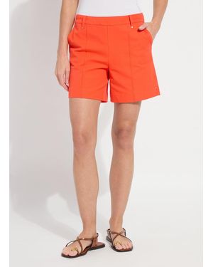 Lyssé Amanda Twill Short - Orange
