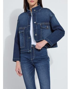 Lyssé Solene Everyday Denim Jacket - Blue