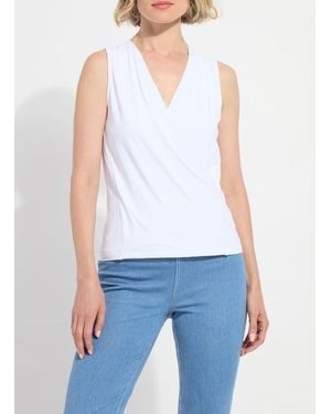 Lyssé Inaya Double Self Crossover Top - Blue