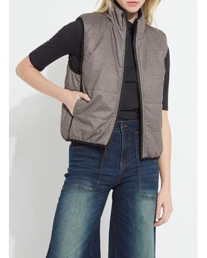 Lyssé Rowyn Reversible Sleeveless Puffer Vest - Black
