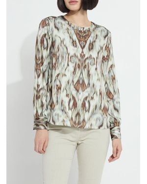 Lyssé Tanni Crew Neck Blouse - White