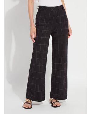 Lyssé Erin Hi Waist Wide Leg Ponte - Black