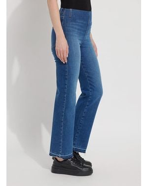 Lyssé 'Holding Power' Premium Denim Relaxed Straight (30" Inseam) - Blue