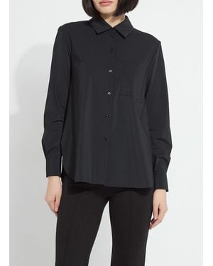 Lyssé Schiffer 2.0 Button Down Shirt - Blue