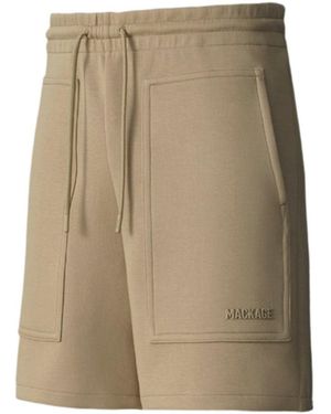 Mackage Elwood-R Double-Face Jersey Shorts - Blue
