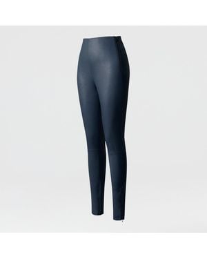 Mackage Navi-Z Fitted Lamb Leather Legging - Blue