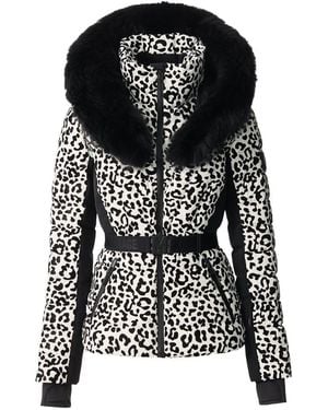 Mackage Elita-Bxflp Down Ski Jacket With Flocked Shell - Black