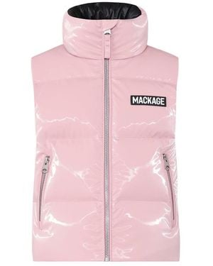 Mackage Charlee-Tglo Down Vest For Toddlers -6 Years) - Pink