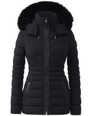 Mackage Patsy-Bx Agile 360 Down Jacket With Fox Fur - Black